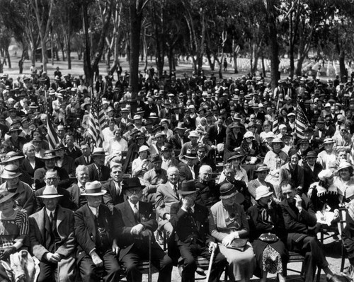 Memorial Day celebration in Sawtelle"