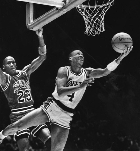 Byron Scott and Michael Jordan