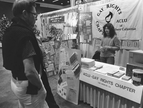 ACLU booth at expo