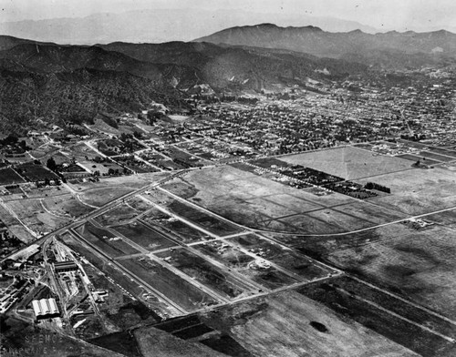 West Hollywood aerial view