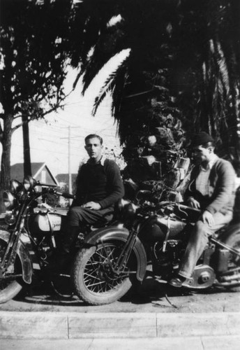 Ray Botello on a Harley