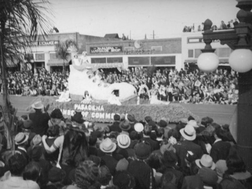 Pasadena Chamber of Commerce float, 1938 Rose Parade