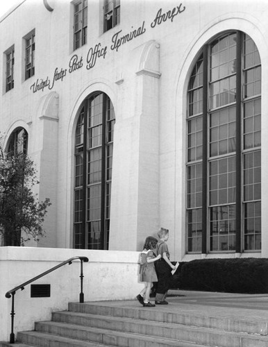 Children at the Post Office Terminal Annex