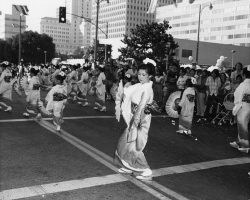 Group of Japanese dancers