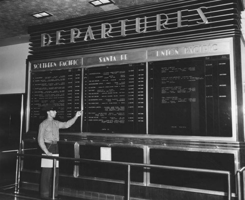 Union Station during railroad strike