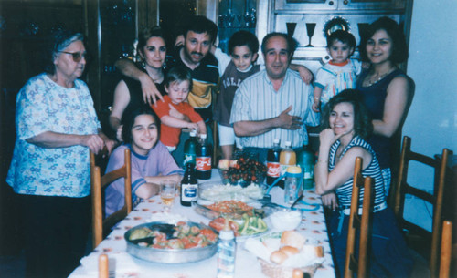 Turkish family at home