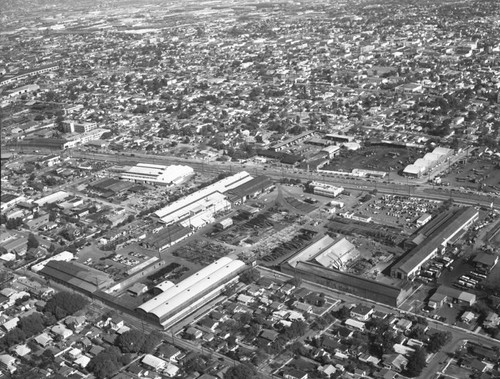 Alameda Street and Gage Avenue, looking northeast