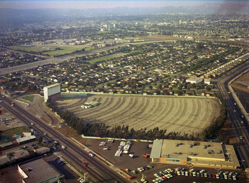 Studio Drive-In, Culver City, looking north