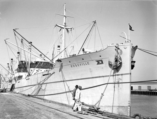 Ship in harbor