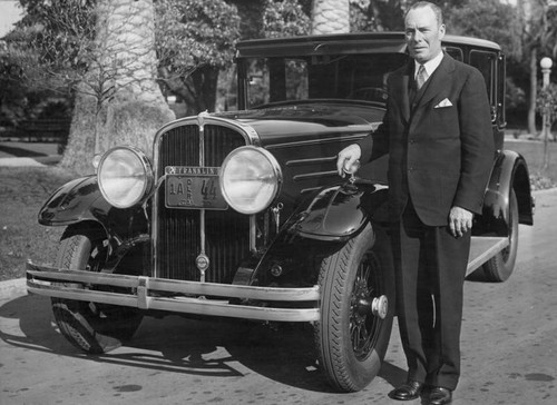 Ralph Hamlin with 1930 Franklin