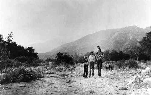 Family at Eaton Canyon