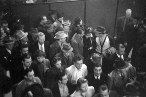 Boxing match spectators — Calisphere