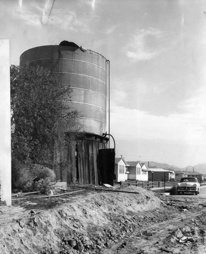 Tank makes way for homes