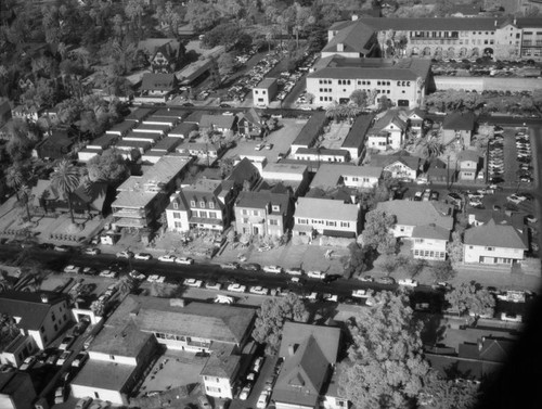 USC Fraternity Row, 28th Street, looking north