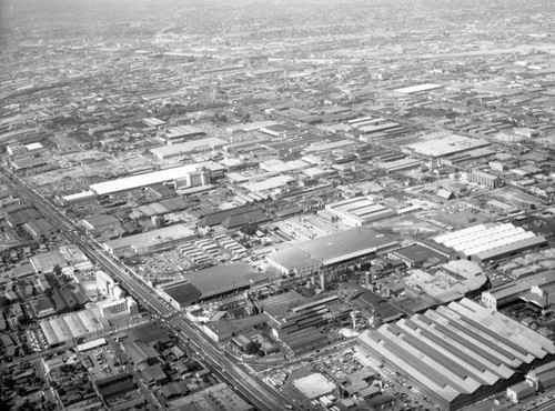 Pioneer Flintkote Plant, Vernon, looking northeast