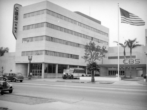 CBS Columbia Square circular drive