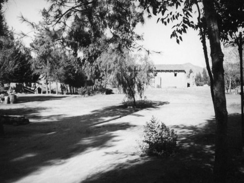 San Fernando Mission and surrounding landscape