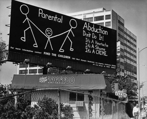 Parental Abduction billboard