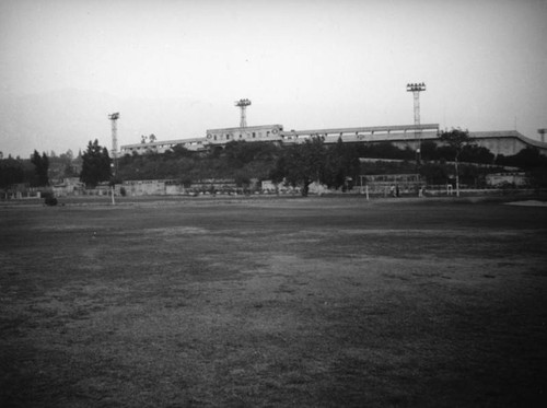 Rose Bowl across a field