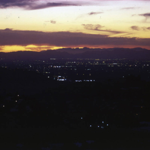 San Fernando Valley from Mulholland Drive