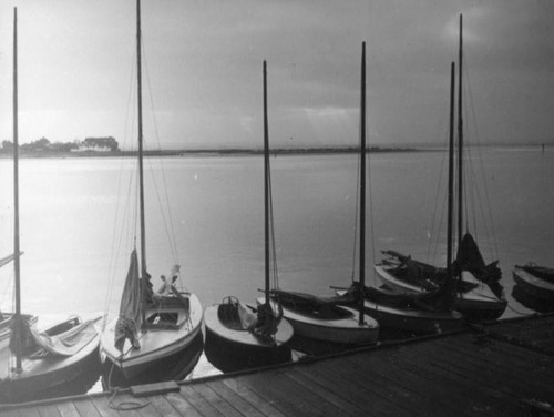 Sailboats at Coronado Yacht Club