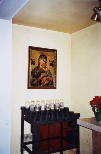 "Madonna and Child" painting, St. Anthony Catholic Church
