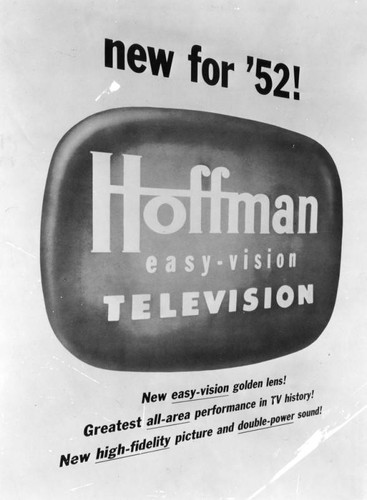 Add for Hoffman television