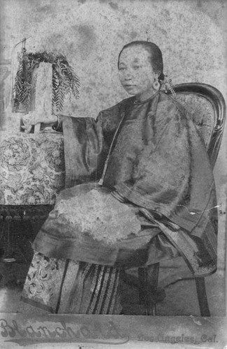 Chinese woman sitting