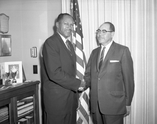 Councilman Tom Bradley and William Byron Rumford