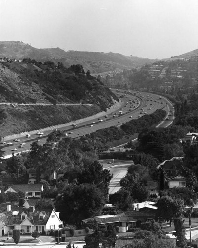 San Diego Freeway near Mulholland Drive