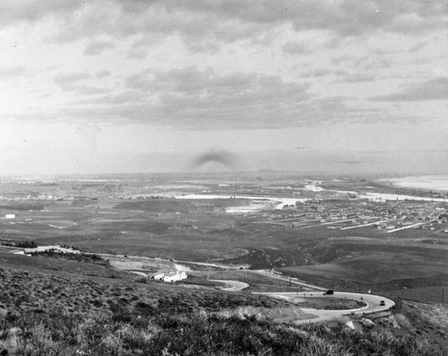 Panorama near ocean