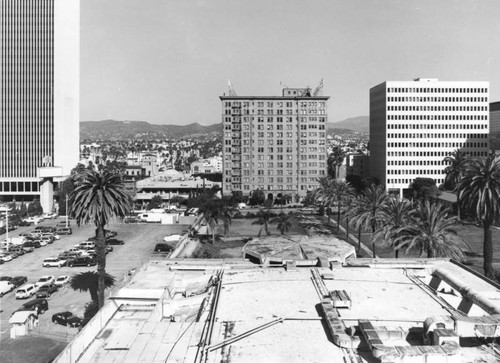 Ambassador Hotel roof, view facing north