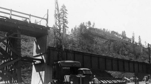 Bridge construction, view 4