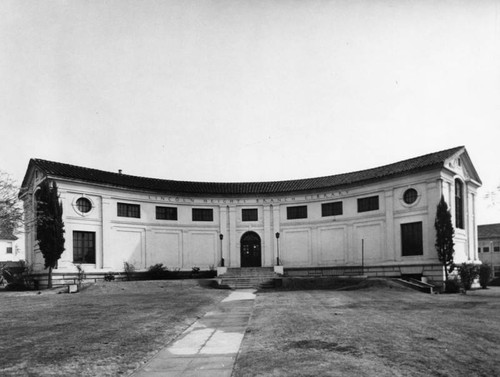 Early view, Lincoln Heights Branch Library