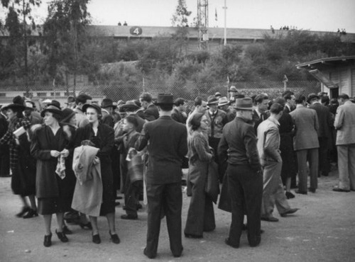 Buying tickets, 1938 Rose Bowl