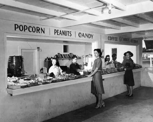 Drive-In theater concession stand