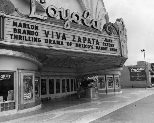 Marquee, Loyola Theater