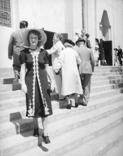 Ethel Schultheis at Sunset Boulevard church on Easter Sunday