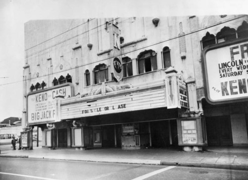 Marquee of the Lincoln Theatre