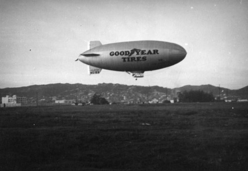 Goodyear blimp landing field