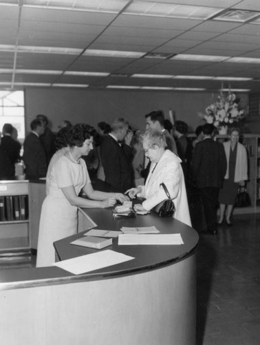 Opening Day at Mar Vista Branch Library, view 2