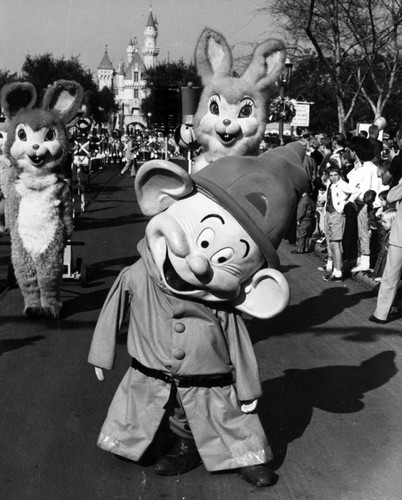 Christmas parade at Disneyland