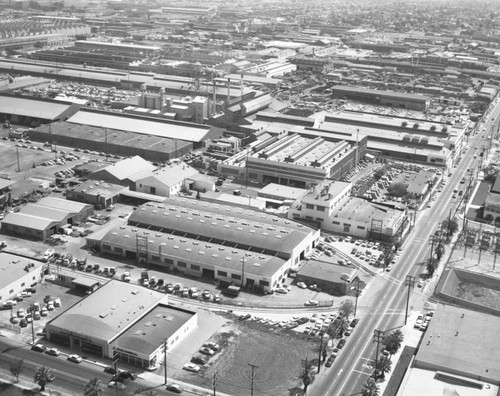 Soto Street and 50th Street, Vernon, looking south