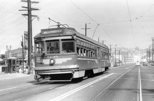 Hollywood Blvd. Pacific Electric car