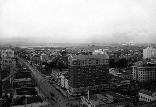 Aerial view of Long Beach