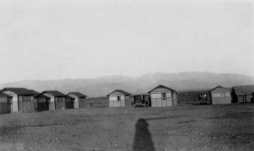 Bungalow City, later named Stovepipe Wells, in Death Valley