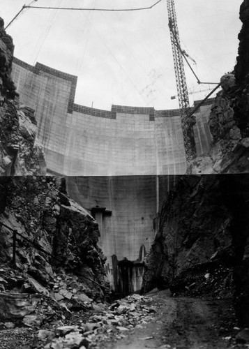 Construction of Pacoima Dam