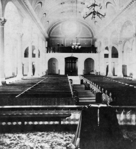 Interior of St. Vibiana Catholic Church