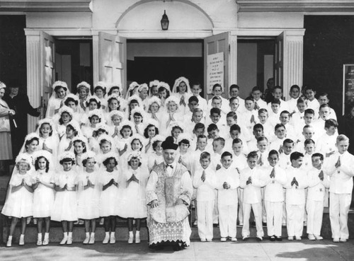 Frank Lynn, First communion