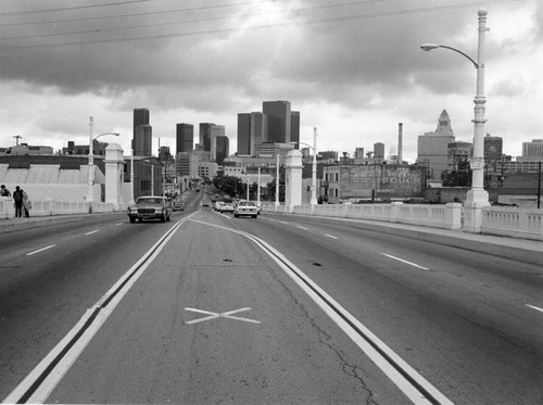 Looking west on 1st Street Bridge